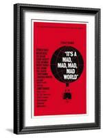 "It's a Mad, Mad, Mad, Mad World" 1963, Directed by Stanley Kramer-null-Framed Giclee Print