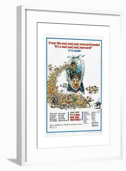 It's a Mad Mad Mad Mad World, 1963-null-Framed Giclee Print