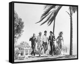 It's a Mad Mad Mad Mad World-null-Framed Stretched Canvas