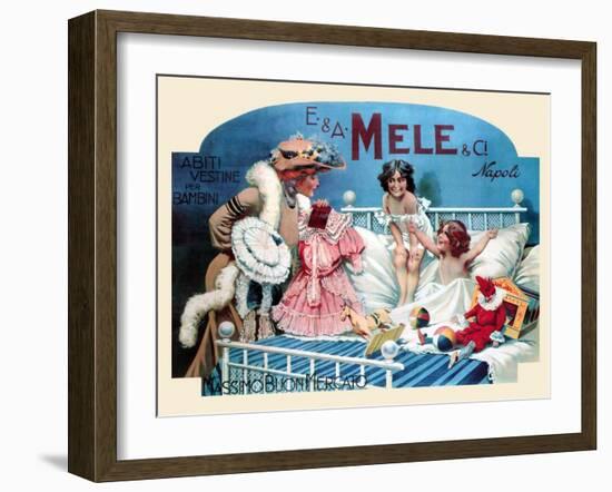 It's a New Dress from Mommy from Mele-null-Framed Art Print