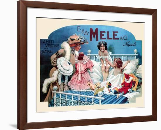 It's a New Dress from Mommy from Mele-null-Framed Art Print