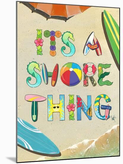 It’S a Shore Thing-Scott Westmoreland-Mounted Art Print