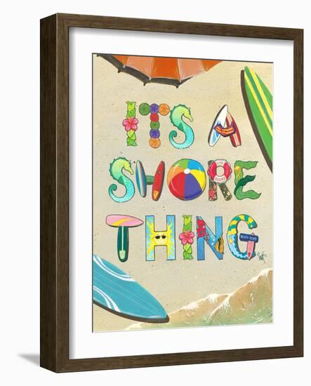 It’S a Shore Thing-Scott Westmoreland-Framed Art Print