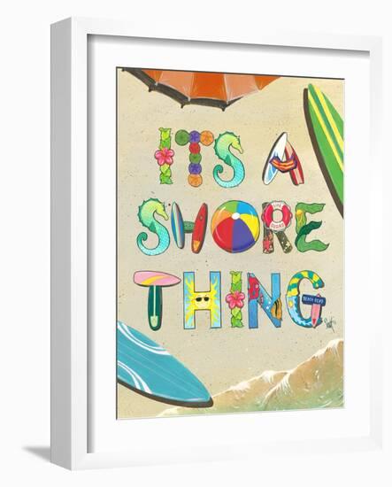 It’S a Shore Thing-Scott Westmoreland-Framed Art Print