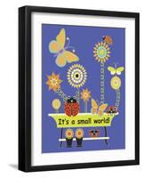 It's a Small World Flag-Mindy Howard-Framed Giclee Print