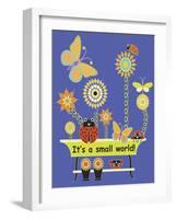 It's a Small World Flag-Mindy Howard-Framed Giclee Print