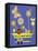It's a Small World Flag-Mindy Howard-Framed Stretched Canvas