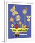 It's a Small World Flag-Mindy Howard-Framed Giclee Print