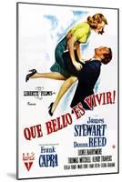It's a Wonderful Life, (AKA Que Bello Es Vivir!), Spanish Poster Art, 1946-null-Mounted Art Print