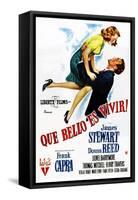 It's a Wonderful Life, (AKA Que Bello Es Vivir!), Spanish Poster Art, 1946-null-Framed Stretched Canvas