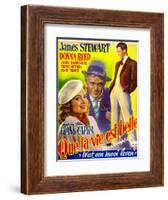 It's a Wonderful Life, (AKA Que La Vie Est Belle), on Belgian Poster Art, 1946-null-Framed Art Print