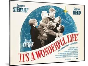 It's a Wonderful Life, British 2007 Re-Release Posters, 1946-null-Mounted Art Print