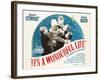 It's a Wonderful Life, British 2007 Re-Release Posters, 1946-null-Framed Art Print