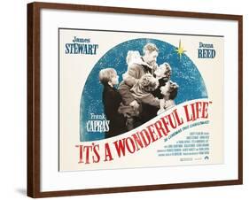 It's a Wonderful Life, British 2007 Re-Release Posters, 1946-null-Framed Art Print