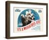 It's a Wonderful Life, British 2007 Re-Release Posters, 1946-null-Framed Premium Giclee Print