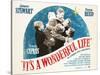 It's a Wonderful Life, British 2007 Re-Release Posters, 1946-null-Stretched Canvas