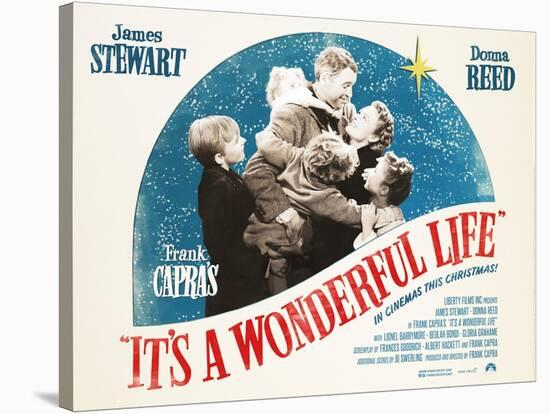 It's a Wonderful Life, British 2007 Re-Release Posters, 1946-null-Stretched Canvas