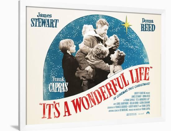 It's a Wonderful Life, British 2007 Re-Release Posters, 1946-null-Framed Art Print