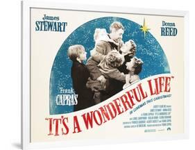 It's a Wonderful Life, British 2007 Re-Release Posters, 1946-null-Framed Art Print