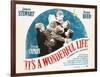 It's a Wonderful Life, British 2007 Re-Release Posters, 1946-null-Framed Art Print