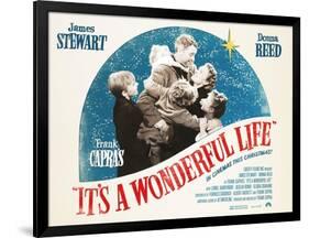 It's a Wonderful Life, British 2007 Re-Release Posters, 1946-null-Framed Art Print