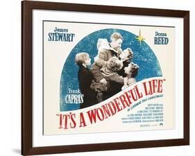 It's a Wonderful Life, British 2007 Re-Release Posters, 1946-null-Framed Art Print