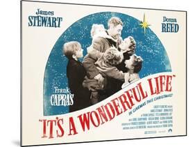 It's a Wonderful Life, British 2007 Re-Release Posters, 1946-null-Mounted Art Print
