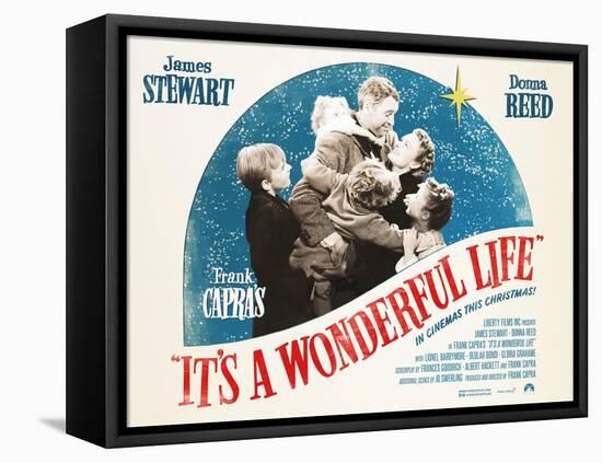 It's a Wonderful Life, British 2007 Re-Release Posters, 1946-null-Framed Stretched Canvas