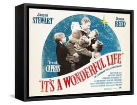 It's a Wonderful Life, British 2007 Re-Release Posters, 1946-null-Framed Stretched Canvas