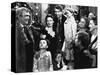 It's a Wonderful Life de FranckCapra avec James Stewart et Donna Reed 1946 famille devant un arbre-null-Stretched Canvas