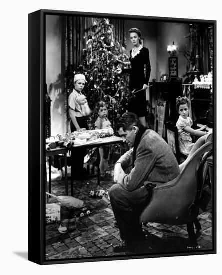 It's A Wonderful Life - Decorating a Christmas Tree-Movie Star News-Framed Stretched Canvas