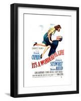 It's a Wonderful Life, Donna Reed, James Stewart, 1946-null-Framed Photo