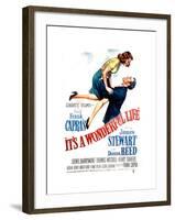 It's a Wonderful Life, Donna Reed, James Stewart, 1946-null-Framed Photo