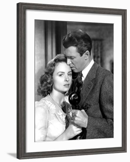 It's a Wonderful Life, Donna Reed, James Stewart, 1946-null-Framed Photo