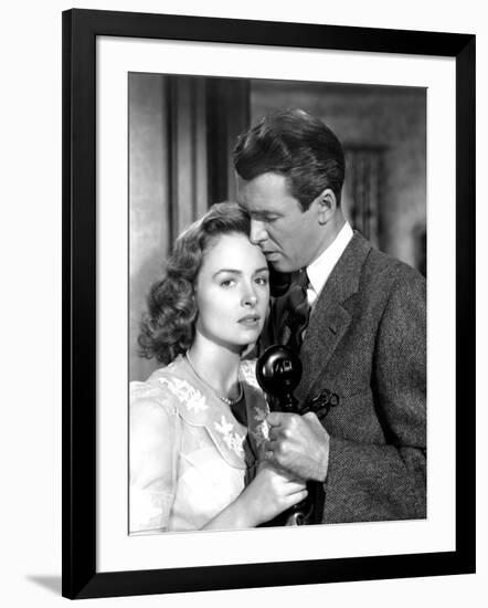 It's a Wonderful Life, Donna Reed, James Stewart, 1946-null-Framed Photo