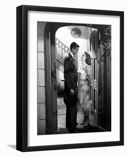 It's a Wonderful Life, Donna Reed, James Stewart, 1946-null-Framed Photo