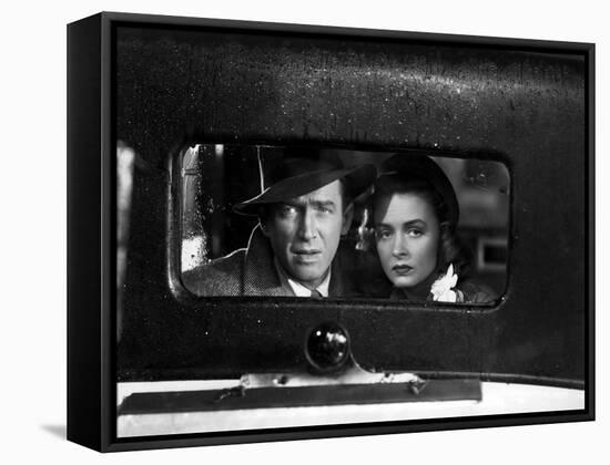 It's a Wonderful Life, Donna Reed, James Stewart, 1946-null-Framed Stretched Canvas