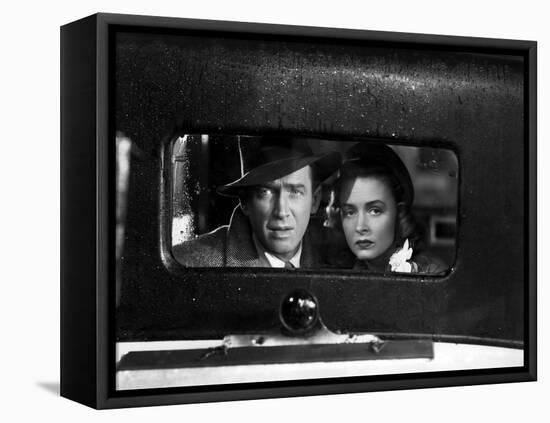 It's a Wonderful Life, Donna Reed, James Stewart, 1946-null-Framed Stretched Canvas