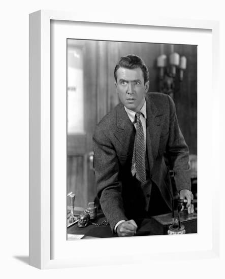 It's a Wonderful Life, James Stewart, 1946-null-Framed Photo