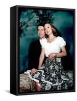 It's a Wonderful Life, James Stewart, Donna Reed, 1946-null-Framed Stretched Canvas