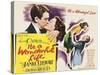 It's a Wonderful Life, James Stewart, Donna Reed, Donna Reed, James Stewart on Poster Art, 1946-null-Stretched Canvas