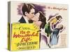 It's a Wonderful Life, James Stewart, Donna Reed, Donna Reed, James Stewart on Poster Art, 1946-null-Stretched Canvas