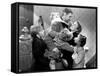 It's a Wonderful Life, Larry Simms, Jimmy Hawkins, James Stewart, Donna Reed, Karolyn Grimes, 1946-null-Framed Stretched Canvas