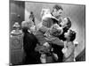 It's a Wonderful Life, Larry Simms, Jimmy Hawkins, James Stewart, Donna Reed, Karolyn Grimes, 1946-null-Mounted Photo