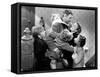 It's a Wonderful Life, Larry Simms, Jimmy Hawkins, James Stewart, Donna Reed, Karolyn Grimes, 1946-null-Framed Stretched Canvas