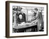 It's A Wonderful Life, Lionel Barrymore, Frank Hagney, James Stewart, 1946-null-Framed Photo