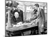 It's A Wonderful Life, Lionel Barrymore, Frank Hagney, James Stewart, 1946-null-Mounted Photo