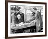 It's A Wonderful Life, Lionel Barrymore, Frank Hagney, James Stewart, 1946-null-Framed Photo