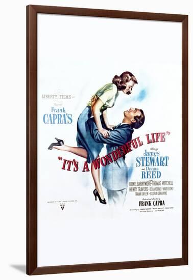 It's a Wonderful Life - Movie Poster Reproduction-null-Framed Photo