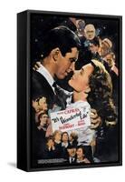 It's a Wonderful Life, Nose to Nose, 1946-null-Framed Stretched Canvas